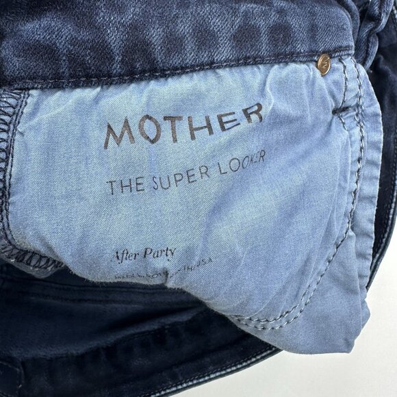 Mother Denim Women’s The Super Looker After Party Designer Jeans W29-30/L26.25 - Picture 9 of 15